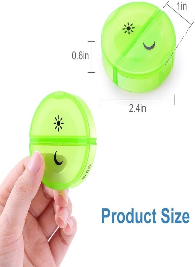 INKULTURE Portable Medicine Organizer Box Tablets Container Case Travel Pill Box For 07 days | Clear Multicolor | 01 Pcs - Image 3